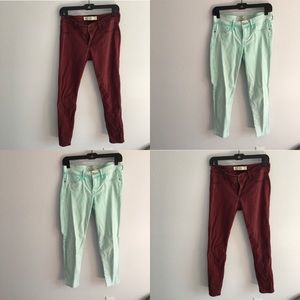 Two for one! Abercrombie ankle skinny jeans